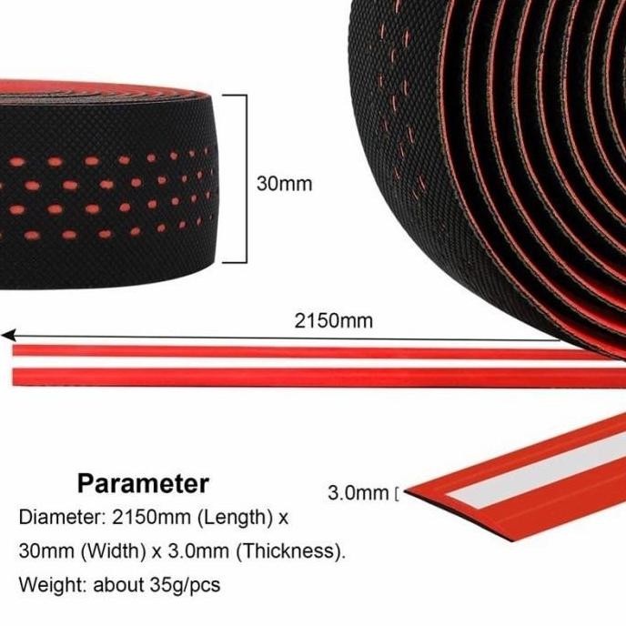 Promo West Biking Hand Grip Bar Tape Carbon Sepeda Balap Road Bike Gravel Hitam COD