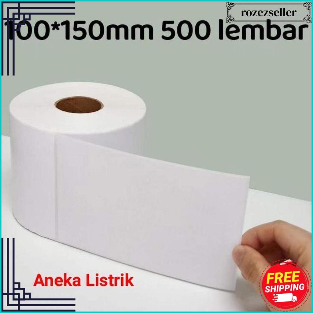

Thermal 100 X 150 Mm Isi 500 Lembar / Label Thermal 100 X 150 Mm Kertas Isi 500 Lembar Kertas Sticker Label Thermal Cod