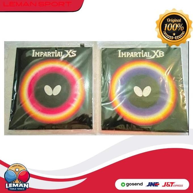 HARGA DISC - Karet Butterfly Impartial XS / XB / Karet Bet Pingpong Tenis Meja