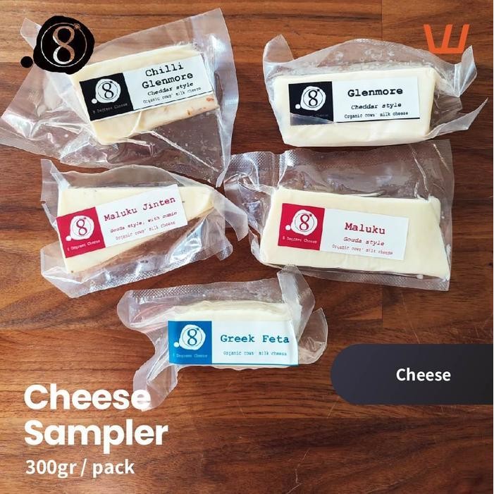

SNS Cheese Sampler Pack Keju Organic Natural 8 Degrees isi 5