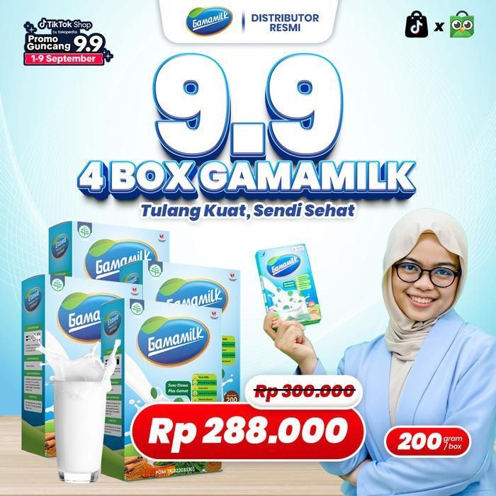 

SNS Susu Kambing Etawa Gamat 4 Box GAMAMILK - Susu Etawa Terbaik untuk Sendi Sehat dan Kuat ORIGINAL