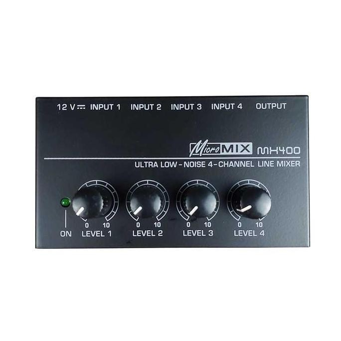 DR61>> Sound Card Micromix Sound Card Karaoke Mixer Amplifier 4 Ch
