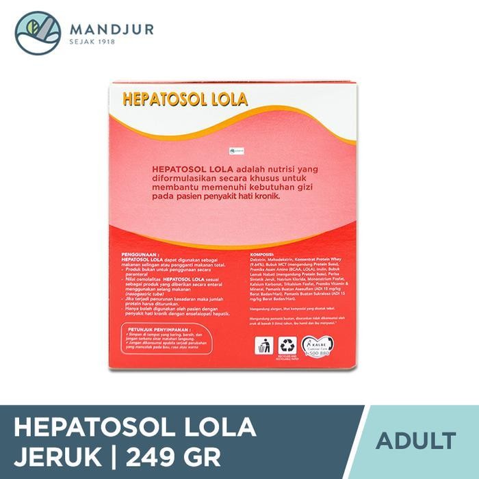 

SNS Hepatosol Lola Orange 249 Gram - Susu Untuk Pasien Gangguan Hati Berat