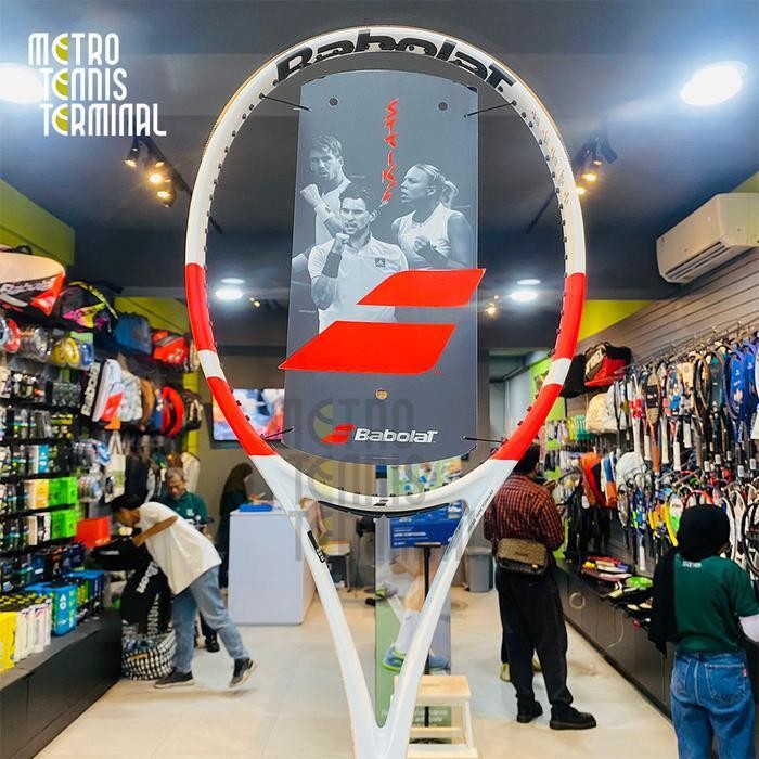 SPID Babolat Pure Strike 98 18x20 4th Gen 2024 Tennis Racket ( Raket Tenis )