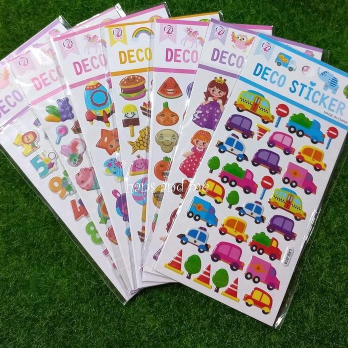 

Stiker Anak Sticker Timbul (Part Ii) Hewan Ikan Burung Hantu Ayam Kupu