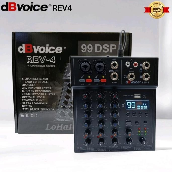 Mixer Audio Dbvoice Rev4  99Dsp Effect Mixer Mini Rev 4 Original