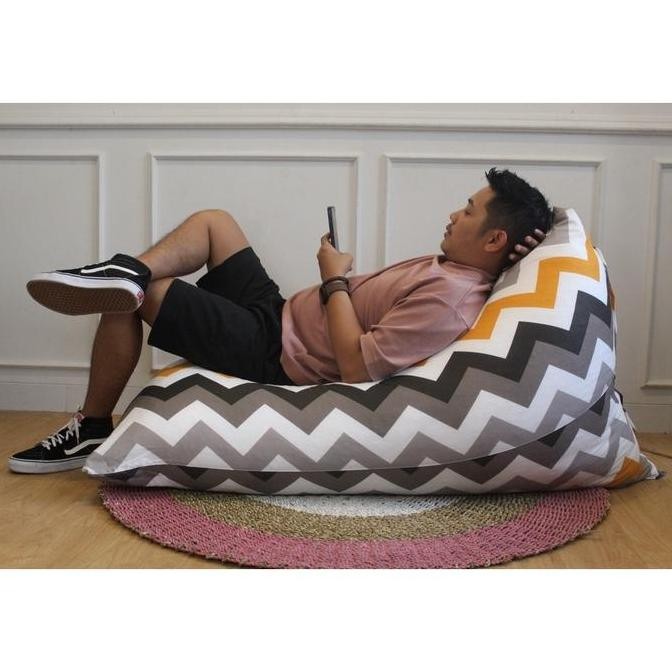 SOFA BEAN BAG ISI STYROFOAM / BANTAL MALAS SULTAN