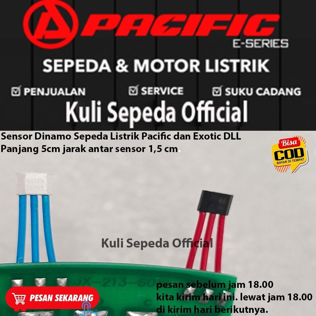 Premium Sensor Dinamo Sepeda Listrik Jx-213-60Xl Pacific, Exotic, Goda, U-Winfly, Agathos, Viar, Avi