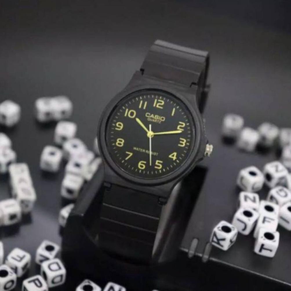 KATRI-[COD] Jam Tangan CASIO MQ-240-7B Bulat Kecil / Jam Tangan Unisex Pria/wanita Casio Analog Stra
