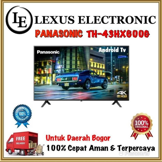 TERBARU - PANASONIC ANDROID TV 43 INCH | TH-43HX600G | 43HX600G | HX600 | UHD 4K