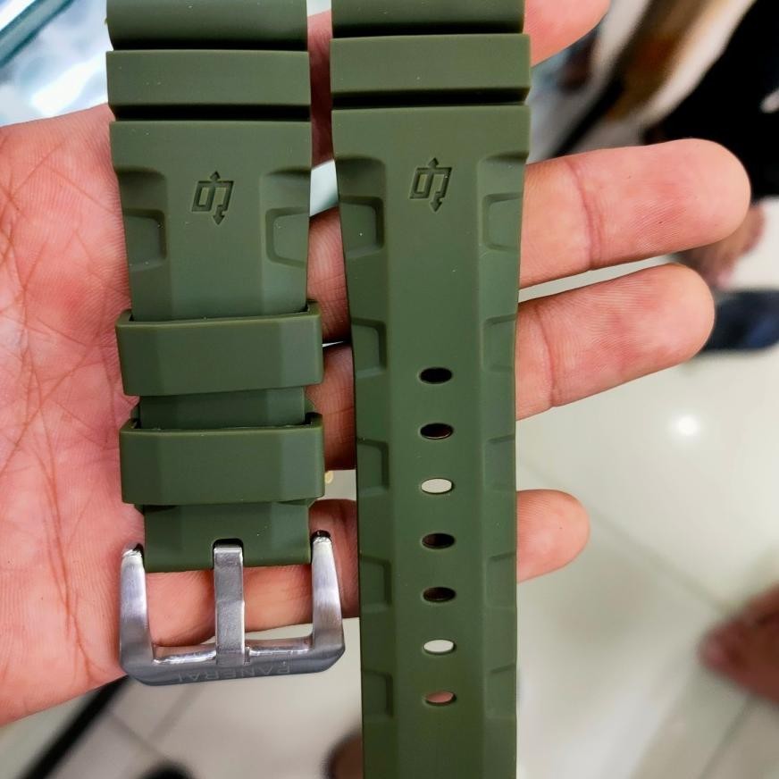 TALI JAM TANGAN PANERAI 24MM +26MM KARET