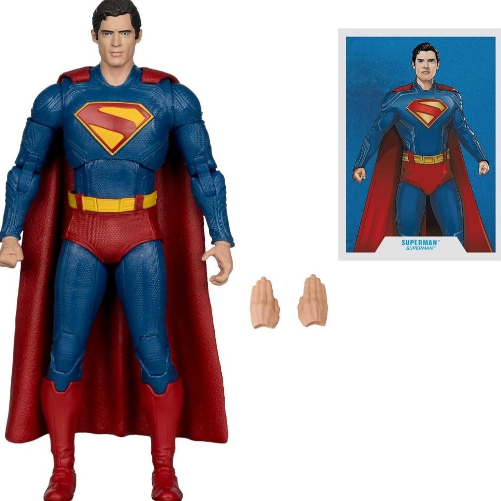 LIMITED EDITION MAINAN MCFARLANE DC MULTIVERSE 17,8 CM - FILM SUPERMAN - SUPERMAN ORIGINAL [KODE