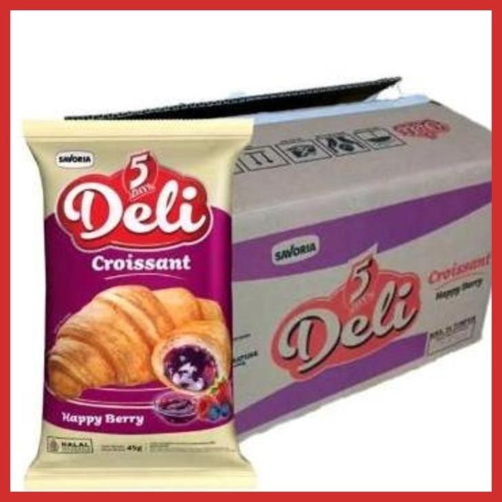 

PROMO SAVORIA CROISSANT 5 DAYS DELI 1 DUS ISI 20 PC [BUMBU OLAHAN MAKANAN]