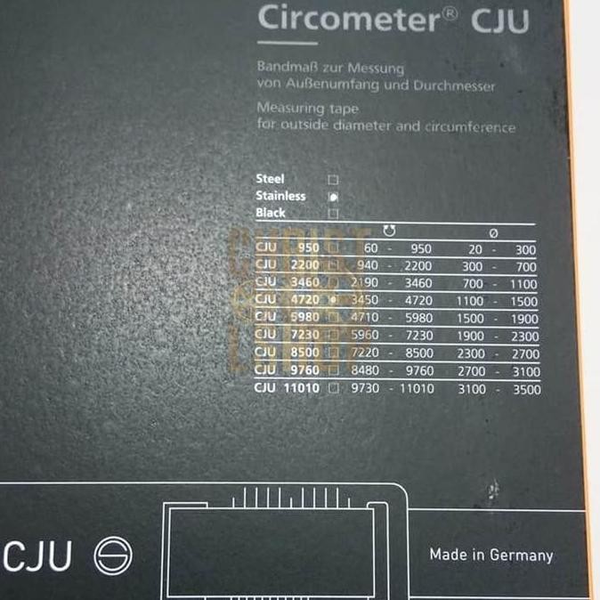SCHWENK - CIRCOMETER (METERAN LINGKAR) TYPE : CJU 4720 (620 00030) ORIGINAL DAN TERPERCAYA