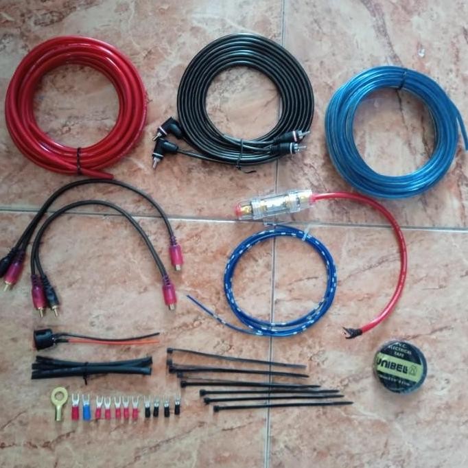 Paket Lengkap Kabel Audio Mobil Full set / Instalasi Sound