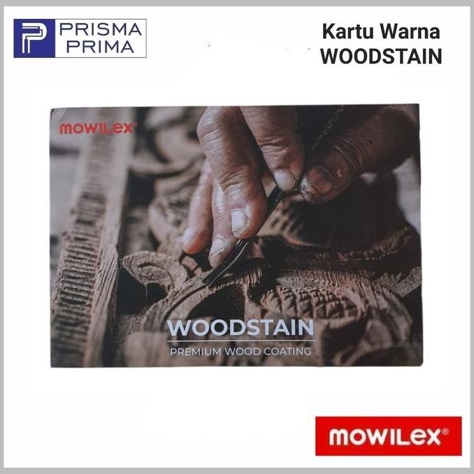 TERBARU - Katalog Kartu Warna Mowilex Woodstain Cat Politur Kayu Colorcard