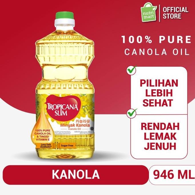 

Tropicana Slim Minyak Kanola 946Ml - Pure Canola Oil