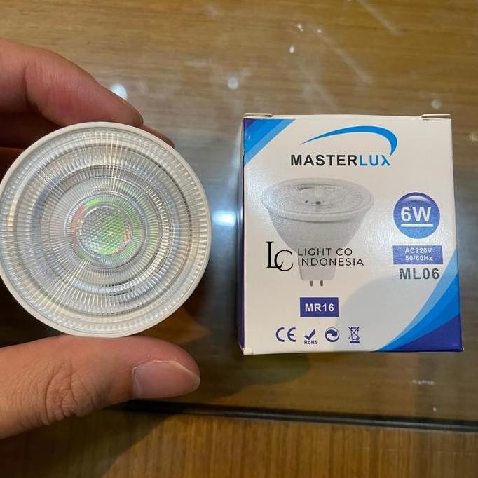 LED 6watt RGB MR16 220volt warna warni