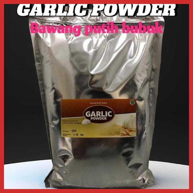 

SALE (1KG) GARLIC POWDER / EKSTRAK BAWANG PUTIH / BAWANG PUTIH BUBUK - REMPAH BAWANG / BUBUK BAWANG GRADE A ALAMI MASAKAN [BUMBU OLAHAN MAKANAN]