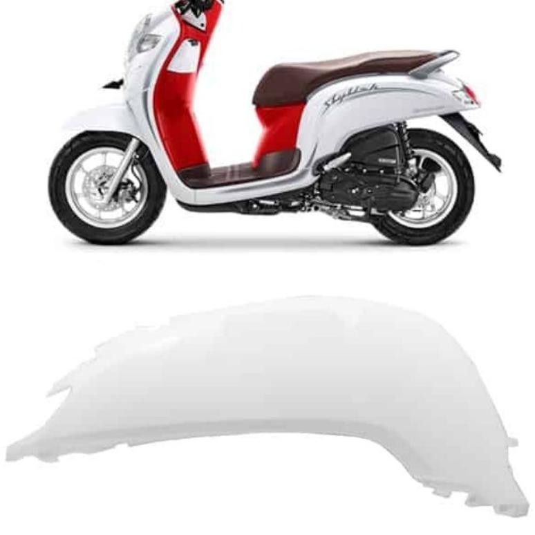 83-K93-N00ZQ Body belakang cover body belakang new scoopy stylish 2017-2020 putih mutiara asli.honda