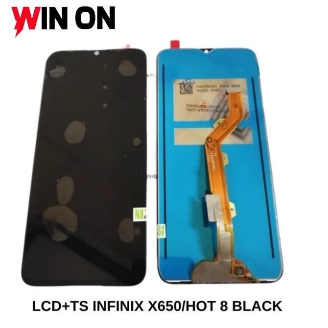 NEW Lcd touchscreen infinix hot 8 / lcd 1set Infinix hot 8 original hitam