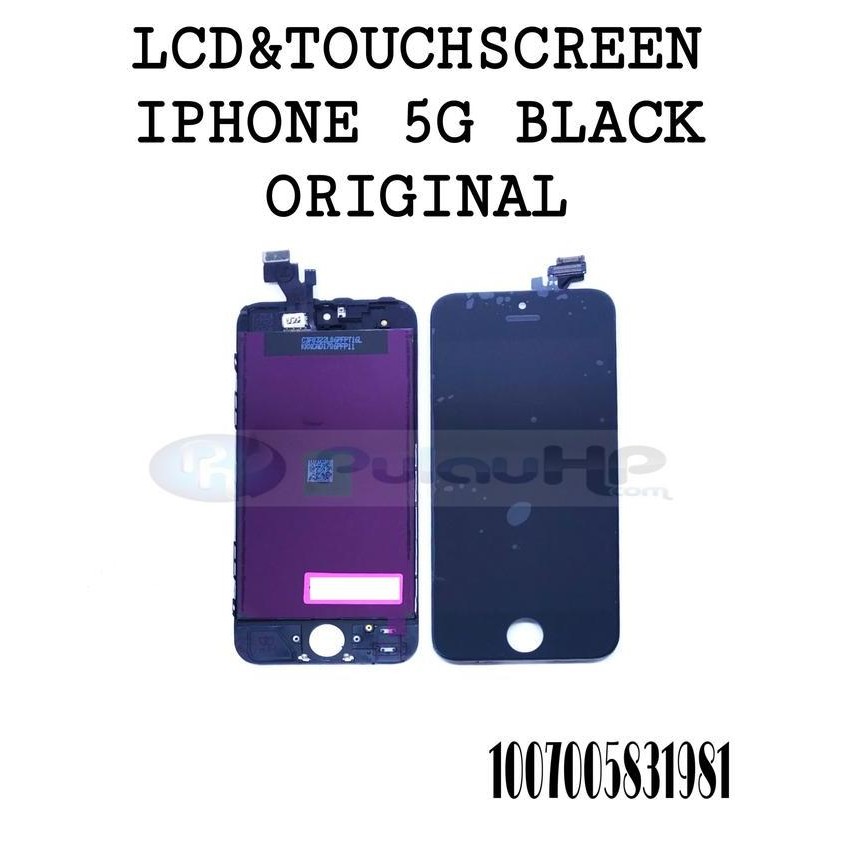 TERBARU - LCD TOUCHSCREEN IPHONE 5G/5 BLACK ORIGINAL