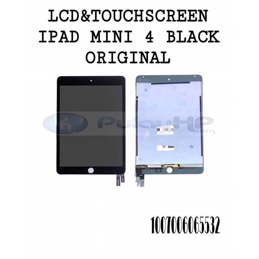 TERMURAH - LCD&TOUCHSCREEN IPAD MINI 4 BLACK ORIGINAL