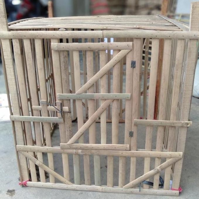 Kandang Ayam Bambu / Kandang Rakit Bambu Segiempat Kotak