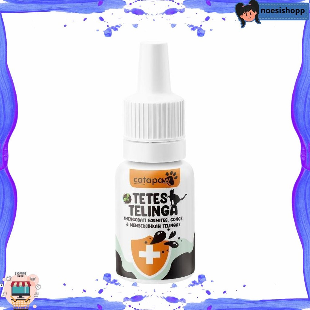 Cuci Gudang CATAPAW Tetes Telinga Kucing Mengobati Earmites Conge Gatal Infeksi Pembersih Kuping Con