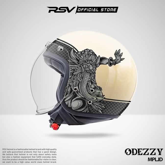 BEBAS ONGKIR - RSV Helmets x MPL ID Exclusive Collaboration MPL ID - Helm RSV Classic Odezzy (Limite