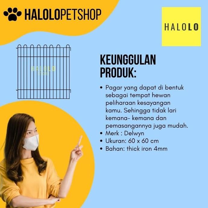 Kandang Pagar Anjing Kucing Kelinci Pagar Besi Umbar