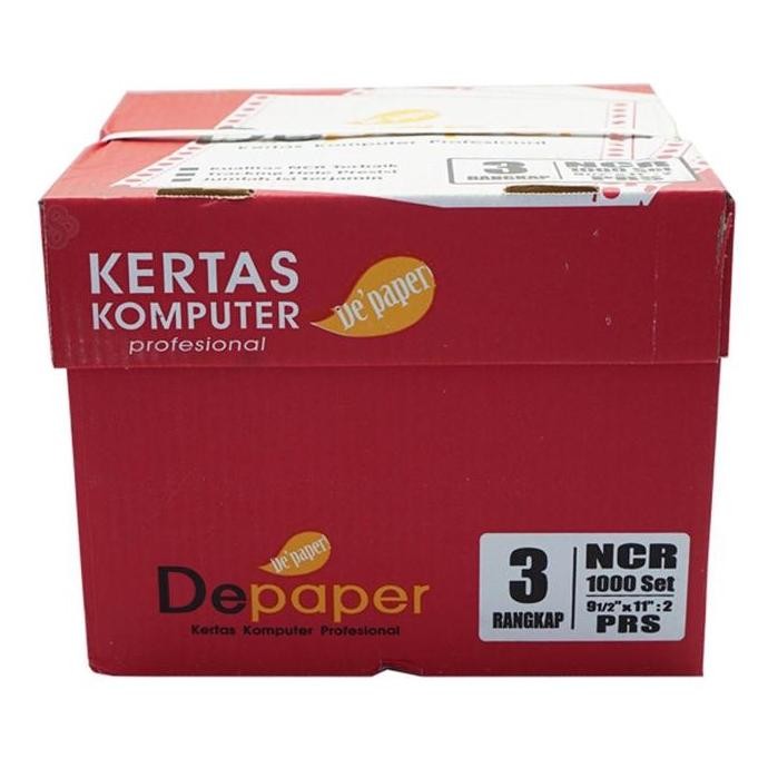 

TERMURAH - 3 Ply : 2 Prs Warna Kertas Continuous Form Depaper