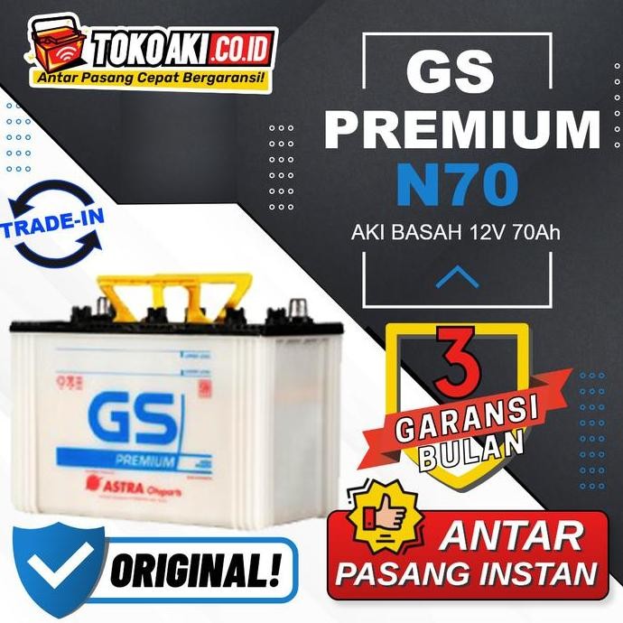 TERMURAH - GS Astra Premium N70 - 70Ah
