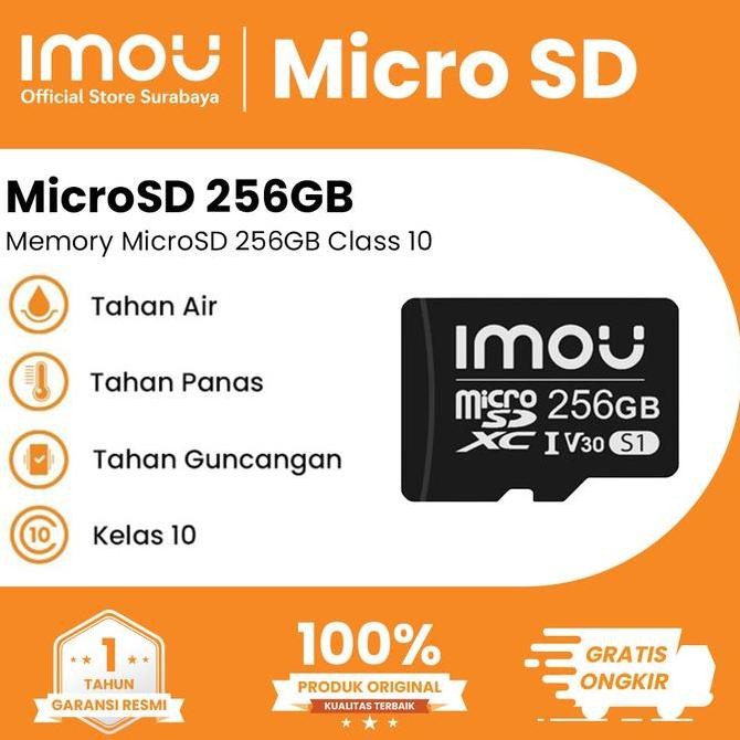 TERMURAH - Imou MicroSD 256GB Class 10 Memory Card CCTV