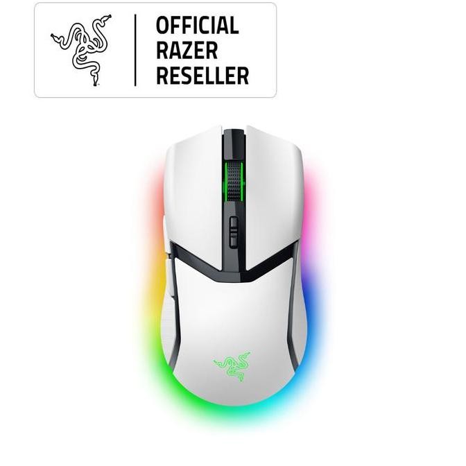 TERBARU - Razer Cobra Pro - White - RGB Wireless Gaming Mouse