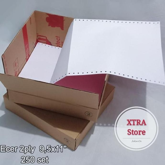 

BEBAS ONGKIR - ECER Kertas komputer continuous form 2ply CF 9.5x11inc berkualitas