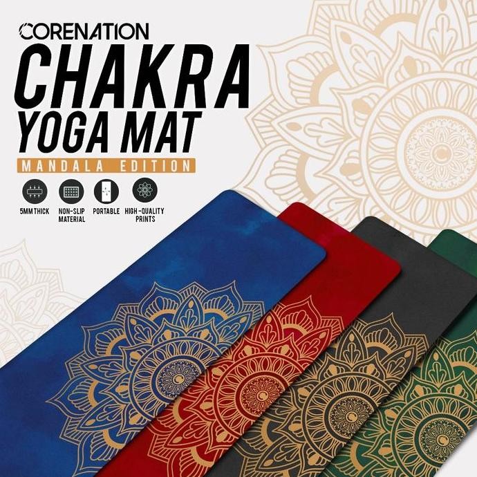 CoreNation Chakra Yogamat | Matras Yoga / Matras Olahraga