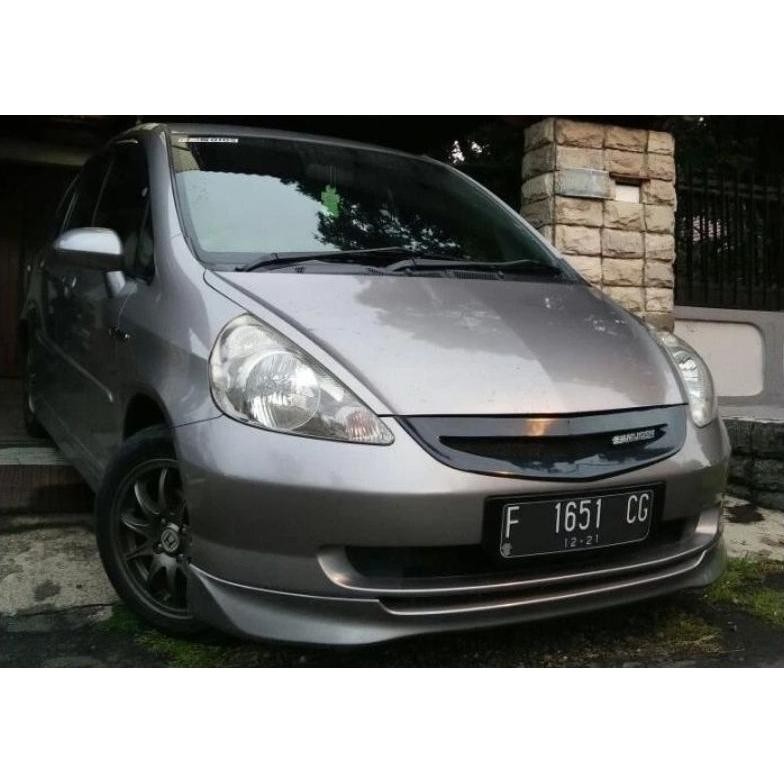 front lips bumper winglet depan mobil Honda jazz gd3