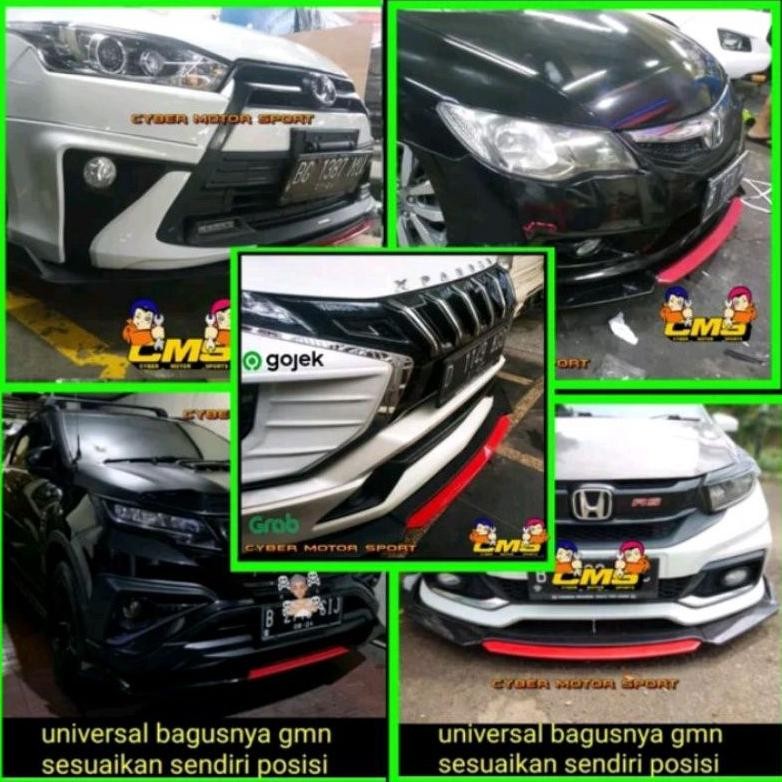 front lips bumper winglet universal lips