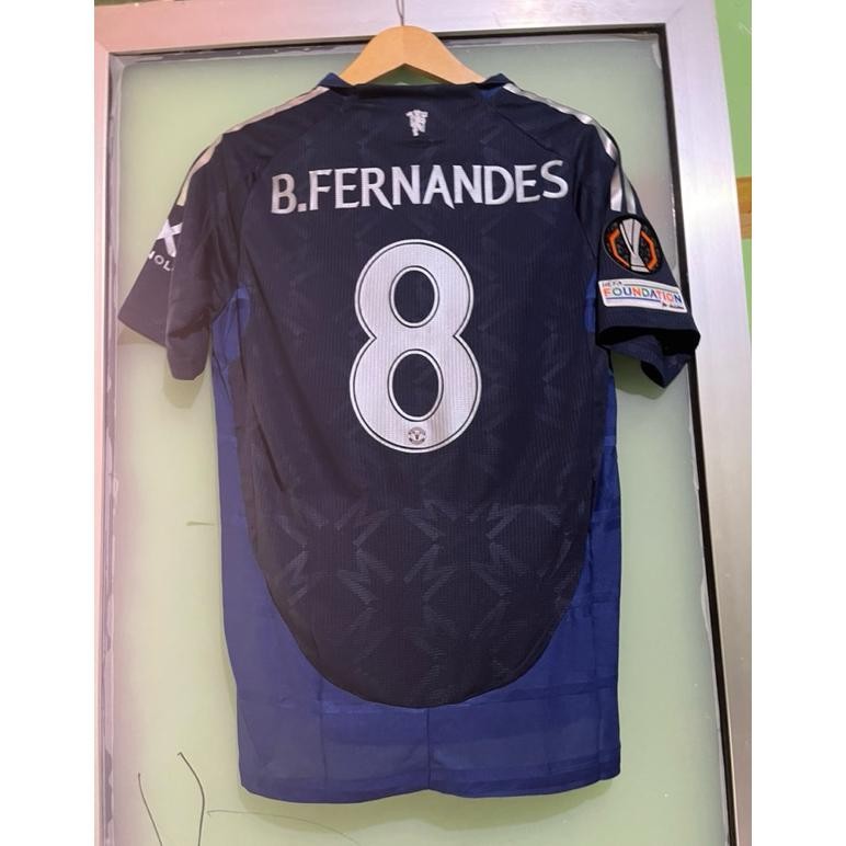 (FULL PATCH) JERSEY BOLA MU AWAY PI PLAYER ISSUE EUROPA LEAGUE 2024 2025 24/25