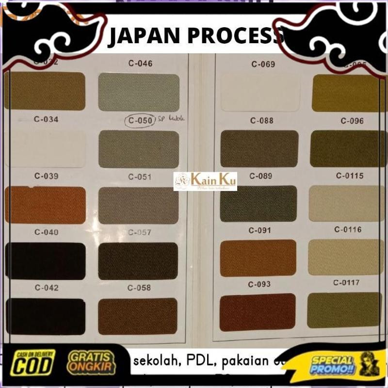 Siap Dikirim Kain Nagata Drill 1,5 Meter Untuk Seragam