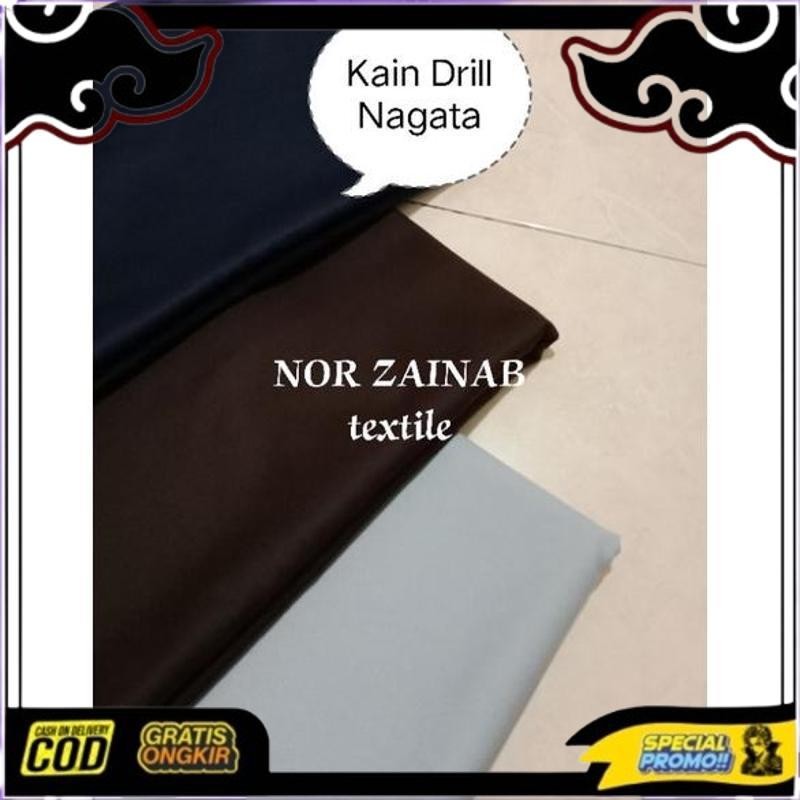 Cuci Gudang Kain Drill Nagata / Kain Seragam Smp Sma Pramuka Per 0.5 Meter