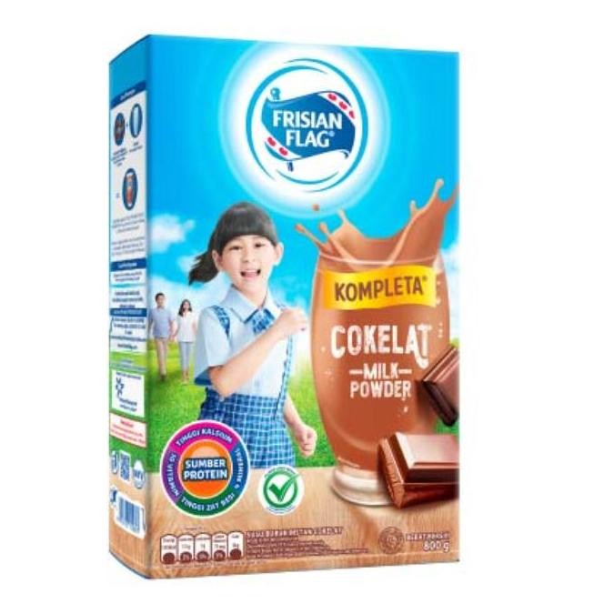 

(Good) FRISIAN FLAG BENDERA SUSU BUBUK FULL CREAM KOMPLETA COKLAT VANILA MILK POWDER 800 GR