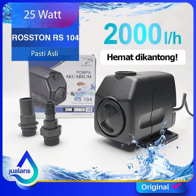Pompa Air Aquarium Rosston RS 104 2000 L/H AME
