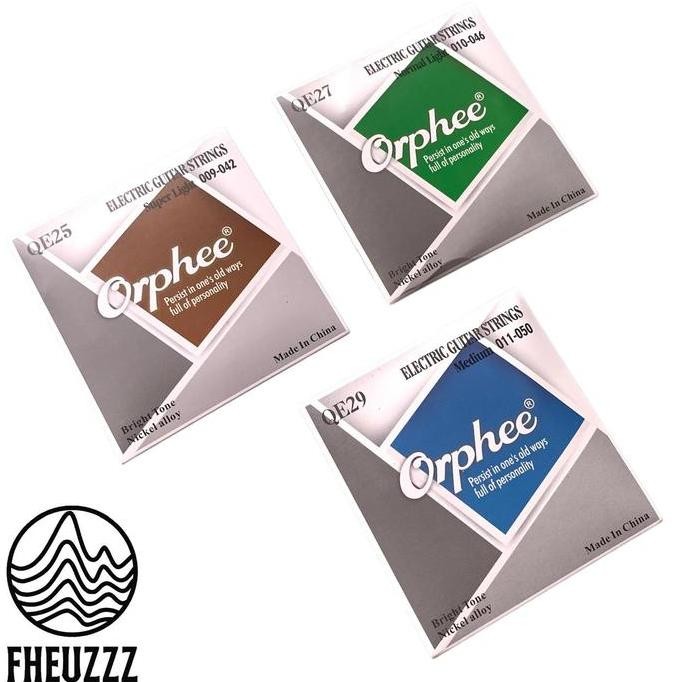 Senar Gitar Elektrik Electric Guitar Strings Orphee QE25 QE27 QE29 Original
