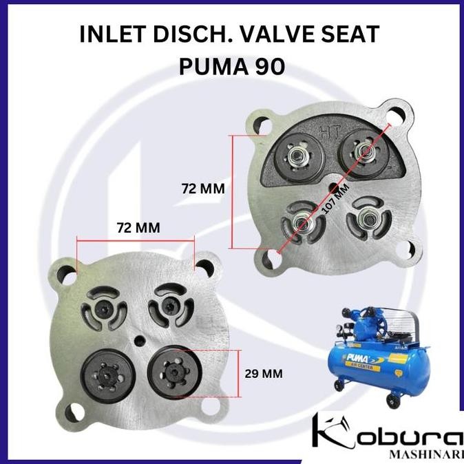 Inlet Discharge Valve Seat PUMA 90 Valve Assy Klep Kompresor Angin Puma