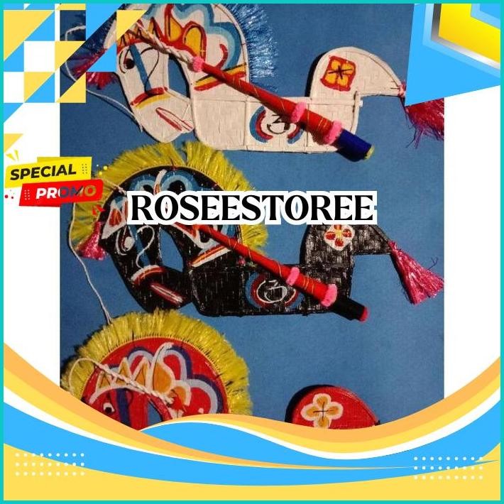 (Kirim Cepat) kuda SD Grosir Kuda lumping dan cambuk kepang jaranan paket kepang SALE