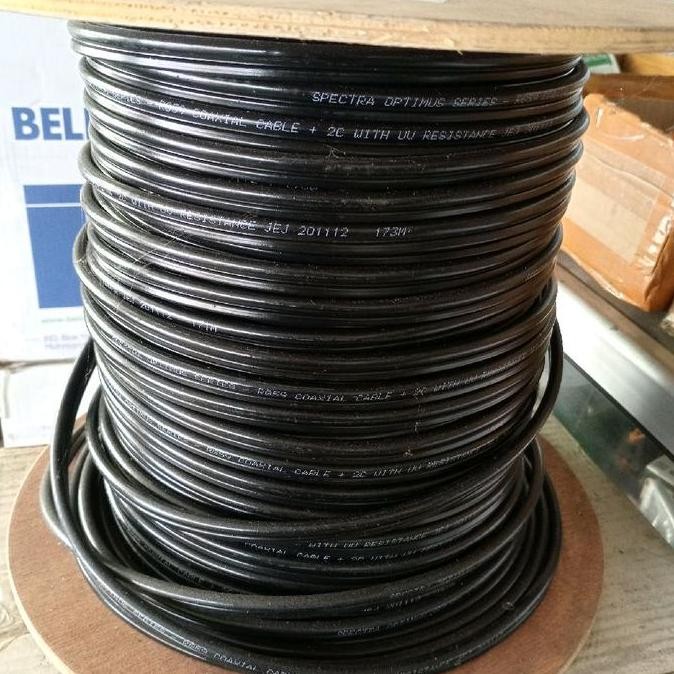 }}}}}}] Kabel Eceran CCTV meteran RG59 + Power | Spektra (Hitam / Putih)