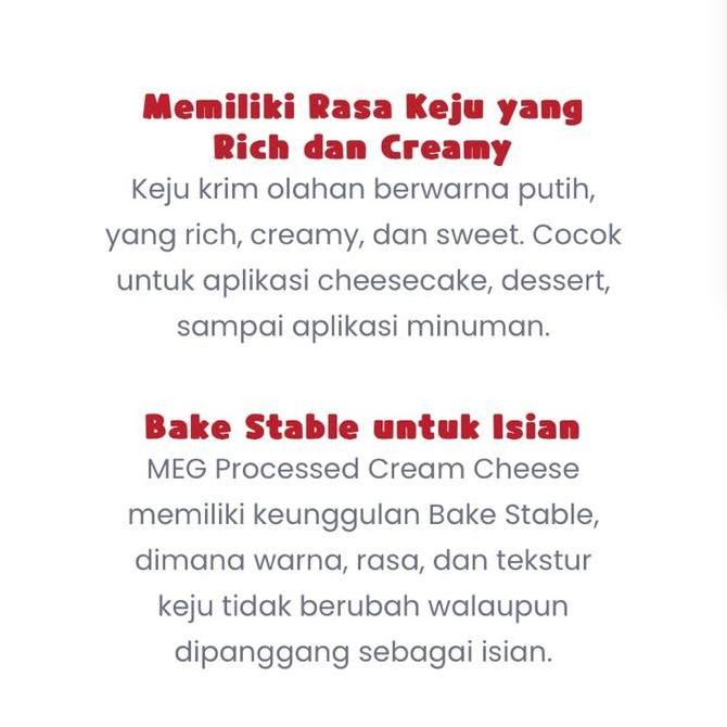 (Good) Meg Processed Cream Cheese - Cream Cheese Meg