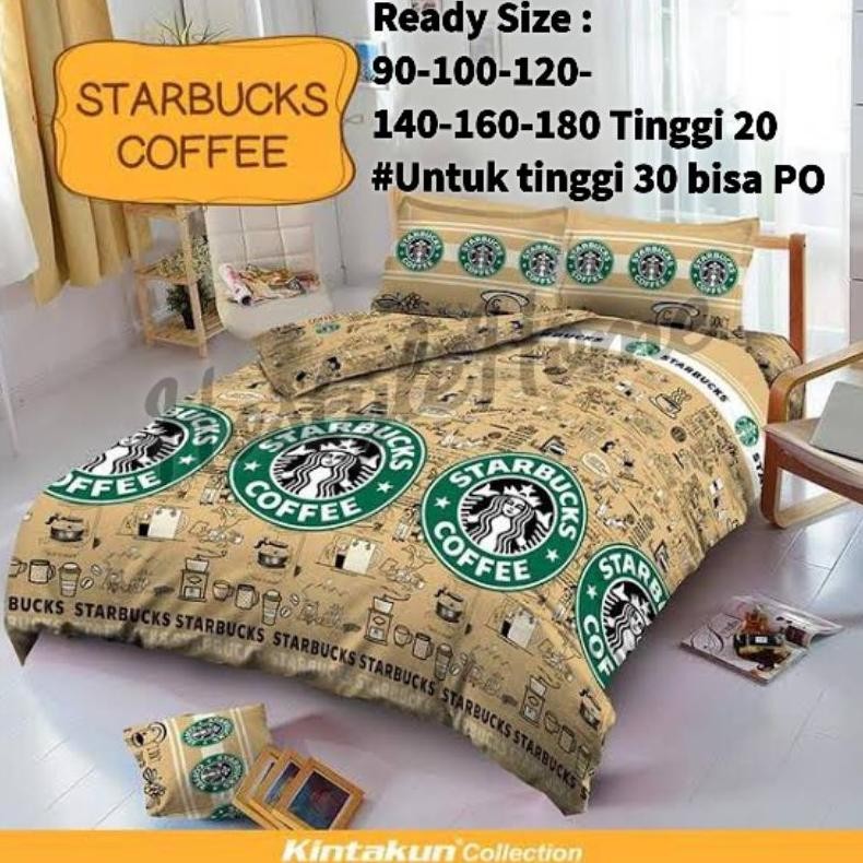 Sprei KINTAKUN Deluxe D'luxe 90 100 120 140 160 180 200 Small Super Extra Single Queen King Size Kla